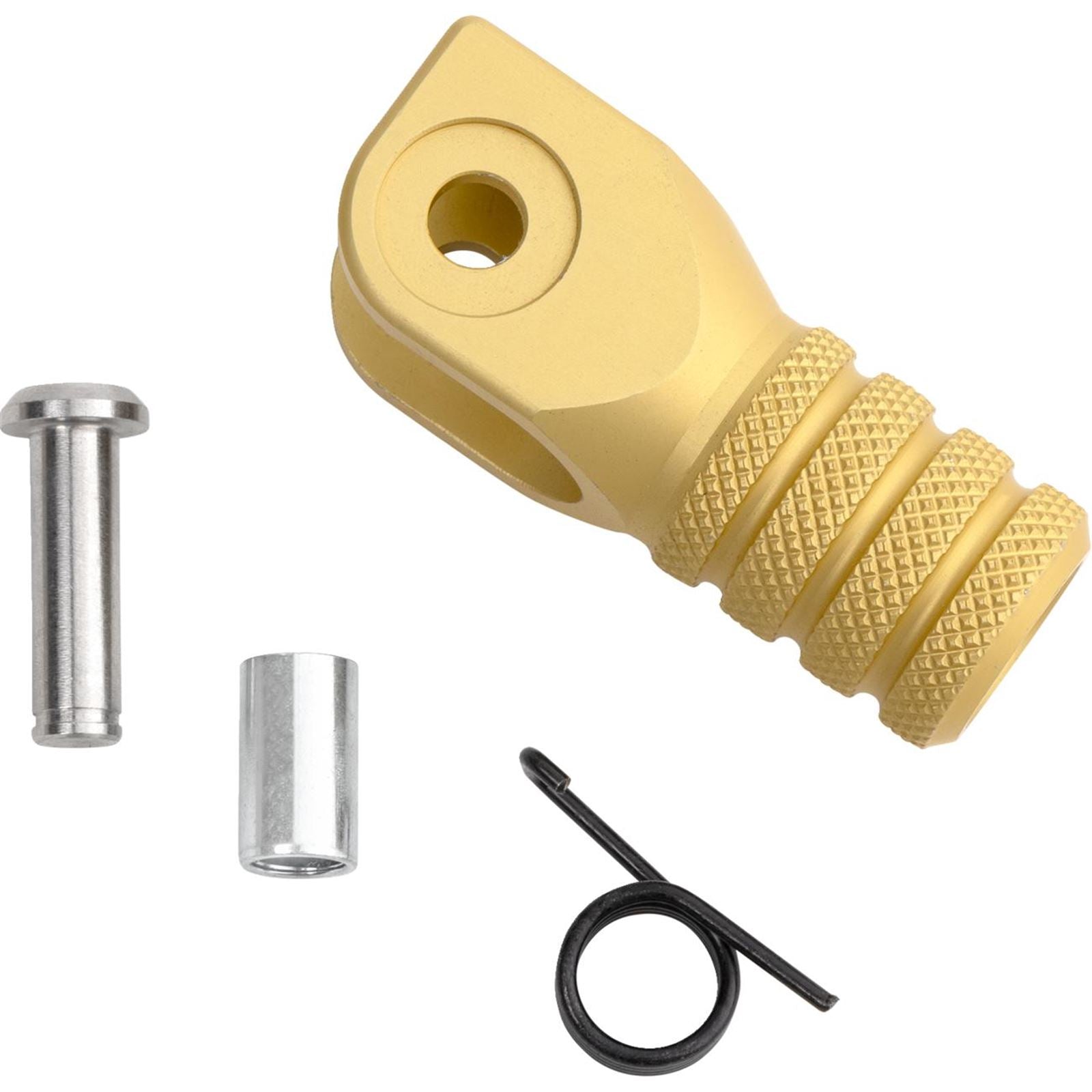 Moose Offroad Knurled Shift Lever Tip - 0 mm - Gold 81-0000-02-50_1556070