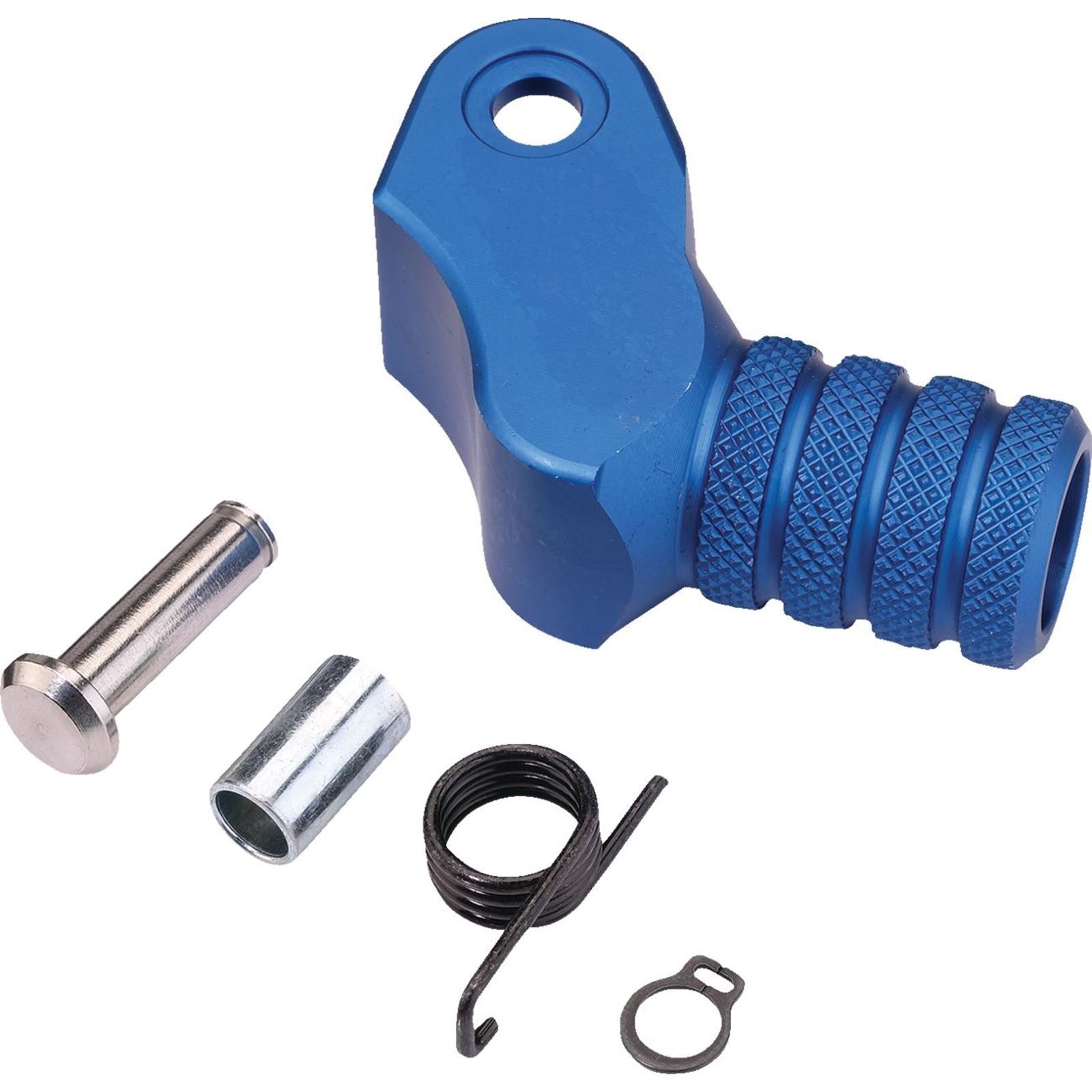 Moose Offroad Knurled Shift Lever Tip - 20 mm - Blue 81-0000-10-20_1524867