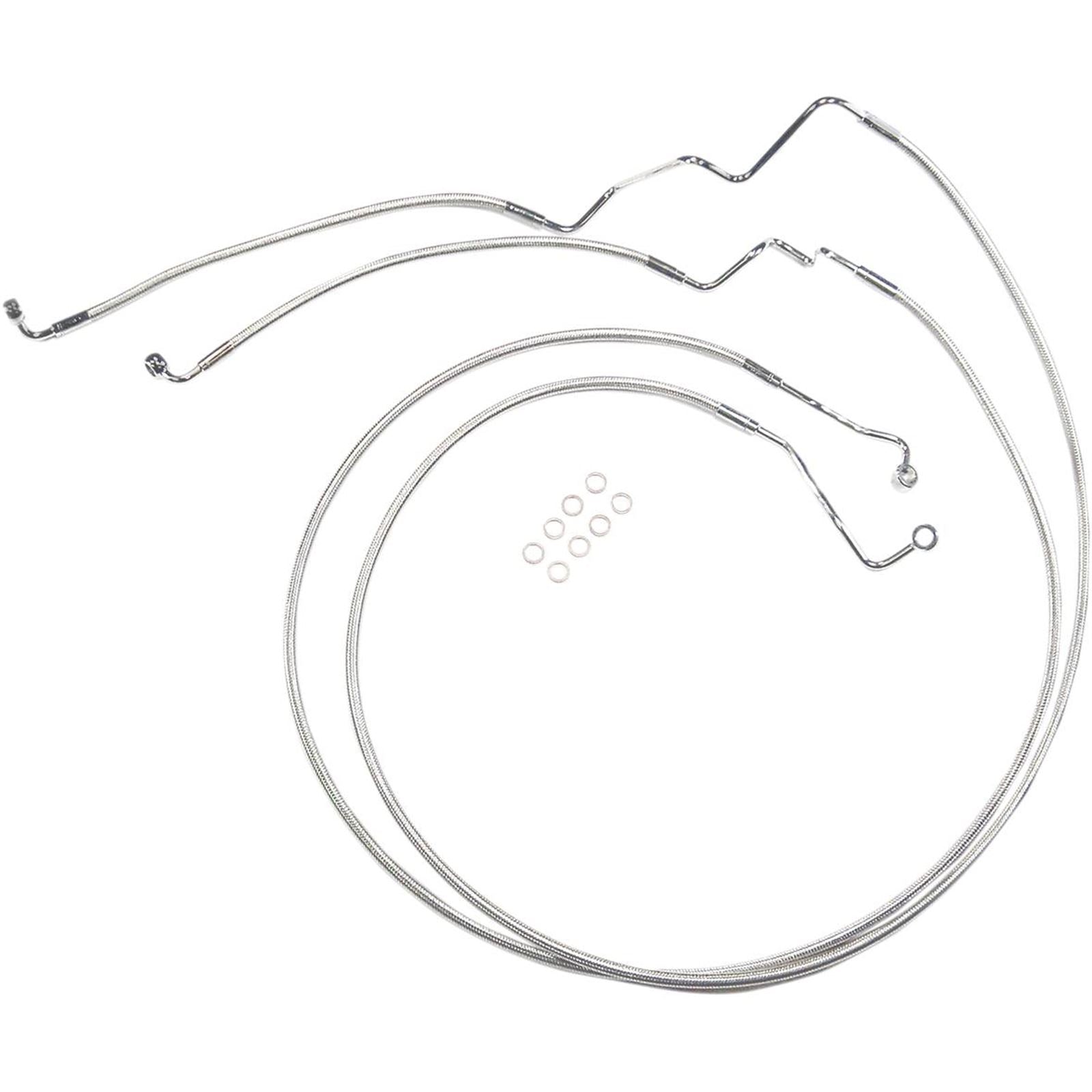 Magnum Lower Brake Line - SC for 2024 FLHX Street Glide/FLHXSE CVO Street Glide [MPN: AS37034]_1512747