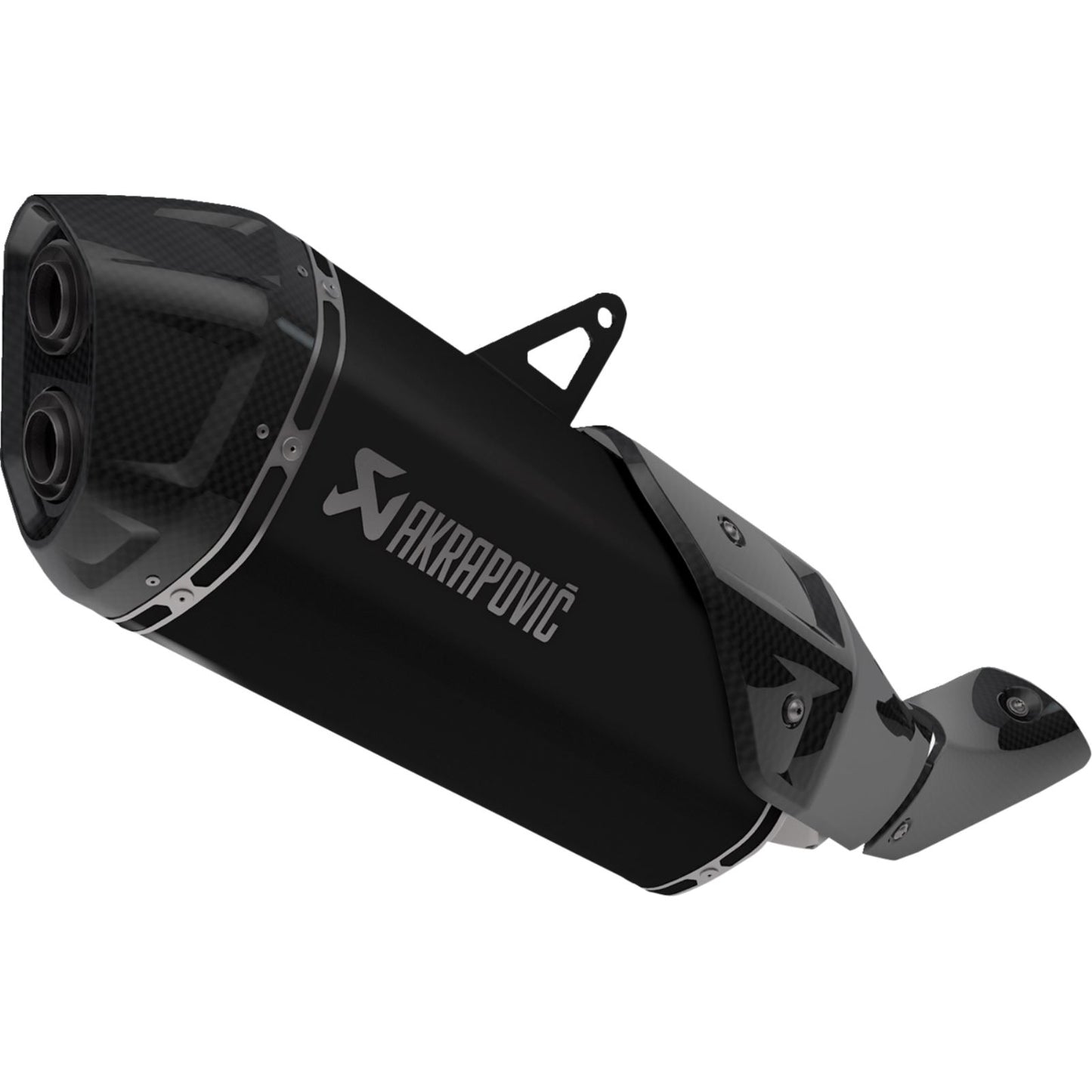 Akrapovic Slip-On Line Muffler - Titanium for Honda CRF1100L - Black [MPN: S-H11SO4-HAFT]_1500634