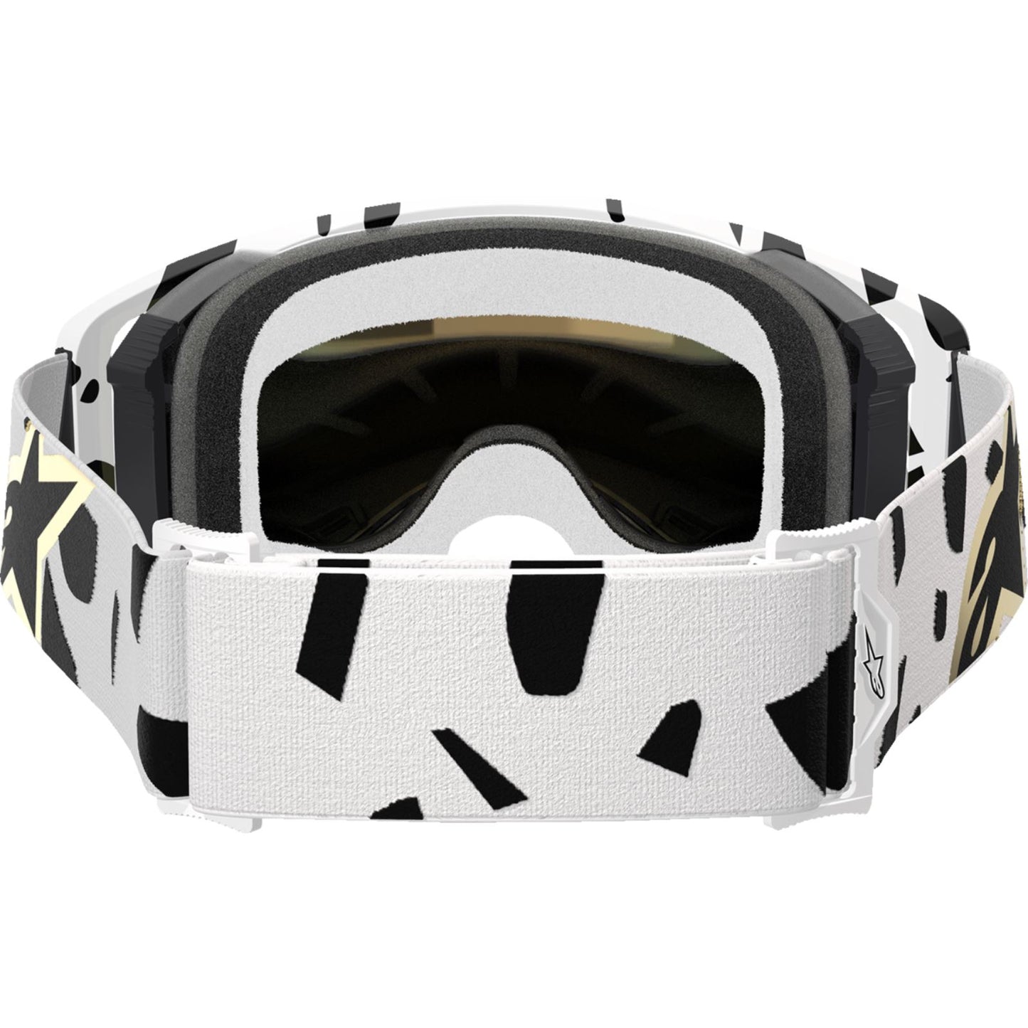 Alpinestars Supertech Goggles - Corp - White/Gold - ABS Vision - Gold Mirror [MPN: 5100325-2044]_1500713