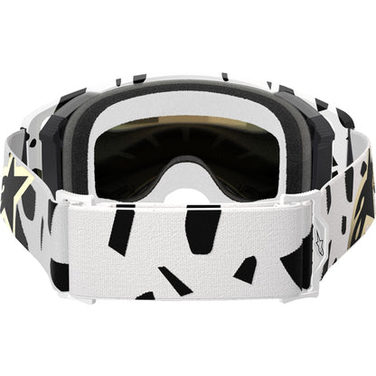 Alpinestars Supertech Goggles - Corp - White/Gold - ABS Vision - Gold Mirror [MPN: 5100325-2044]_1500713
