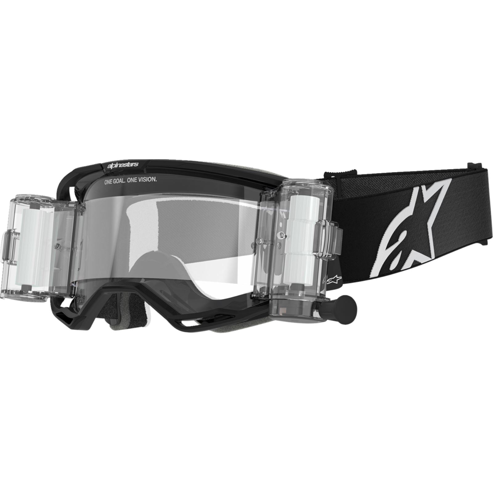 Alpinestars Vision 8 Roll-Off Goggles - Corp - Black - Clear [MPN: 5101125-1529]_1500708