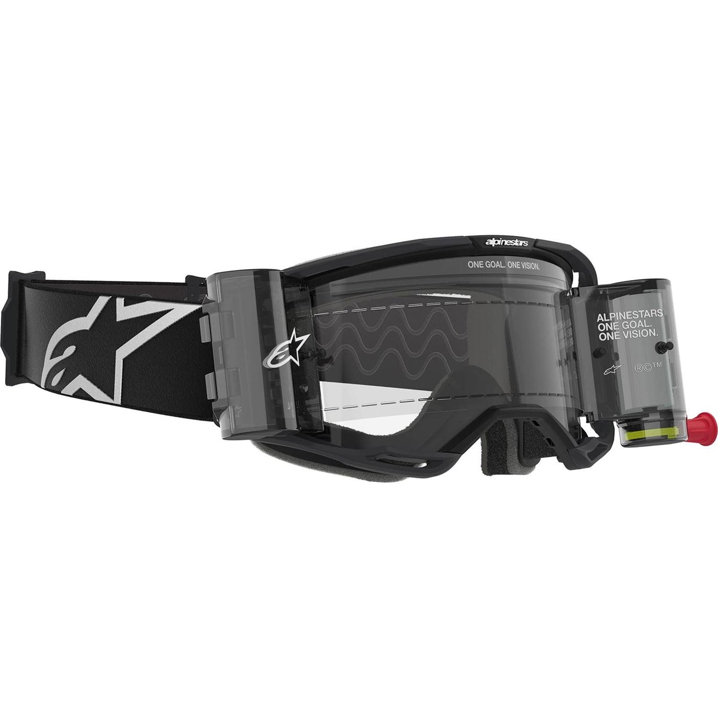 Alpinestars Vision 8 Roll-Off Goggles - Corp - Black - Clear [MPN: 5101125-1529]_1519876