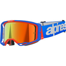 Alpinestars Vision 8 Goggles - Wordmark - Blue/Orange - Red Mirror [MPN: 5101325-7303]_1500692