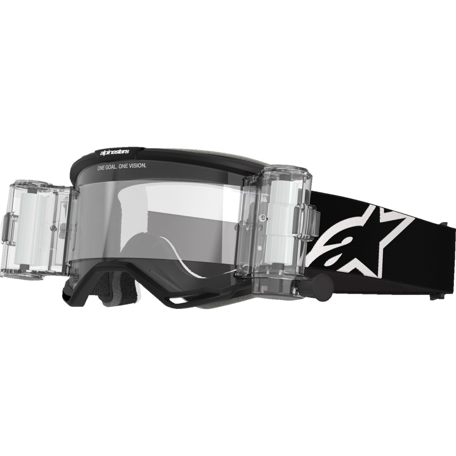 Alpinestars Vision 5 Roll-Off Goggles - Corp - Black - Clear [MPN: 5102825-1529]_1500699