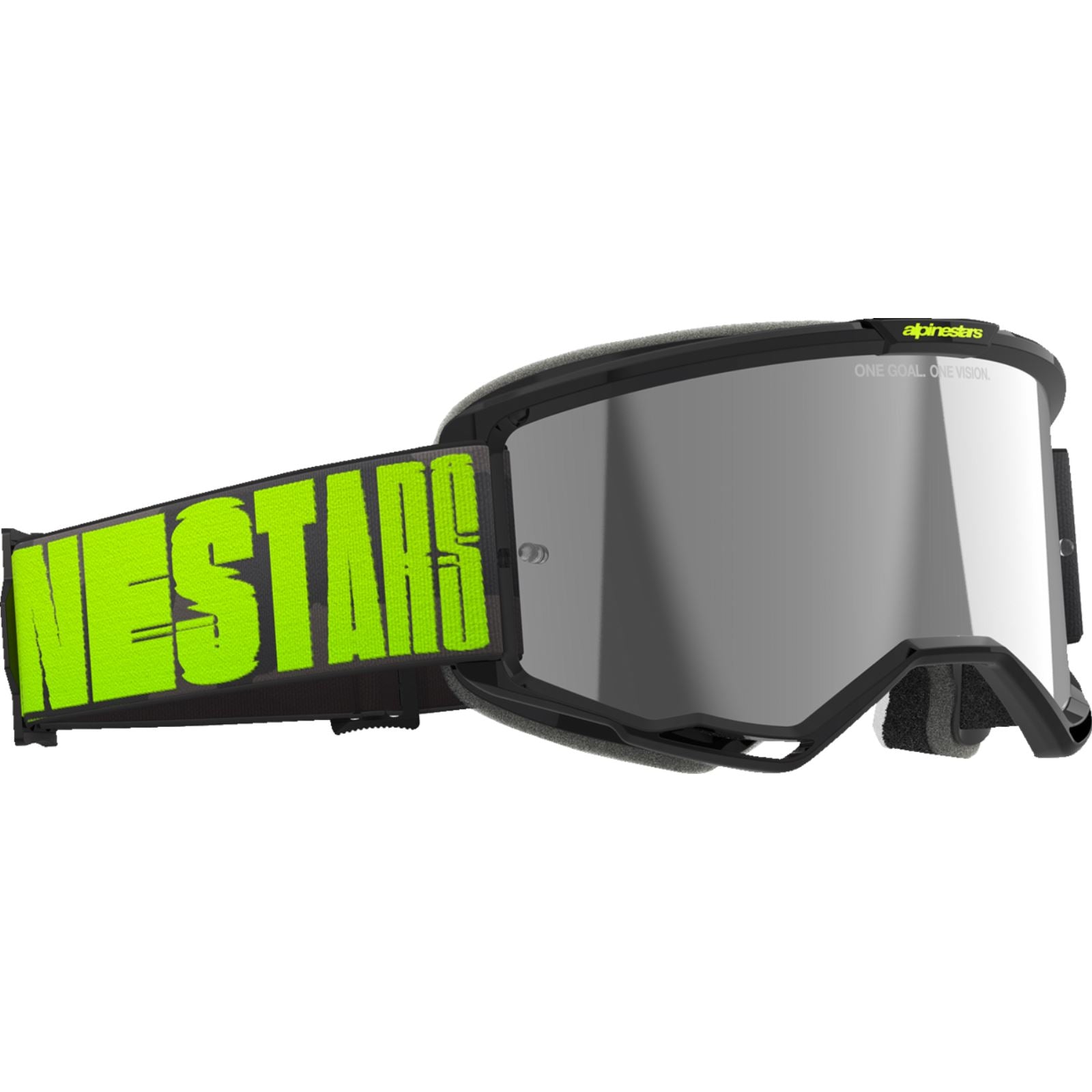 Alpinestars Vision 5 Goggles - Hollow - Charcoal/Yellow Fluo - Silver Mirror 5102225-1470_1500756