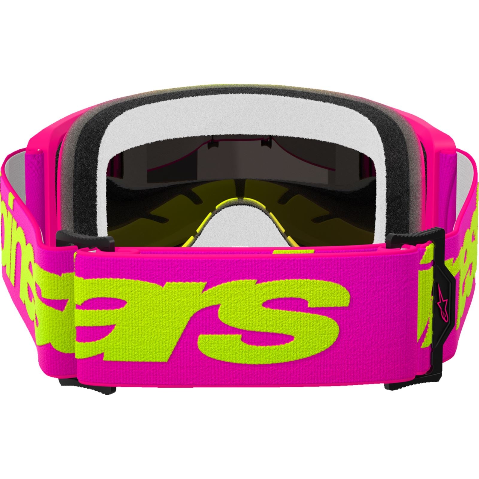 Alpinestars Vision 5 Goggles - Wordmark - Pink/Yellow Fluo - Red Mirror [MPN: 5102425-3085]_1500761