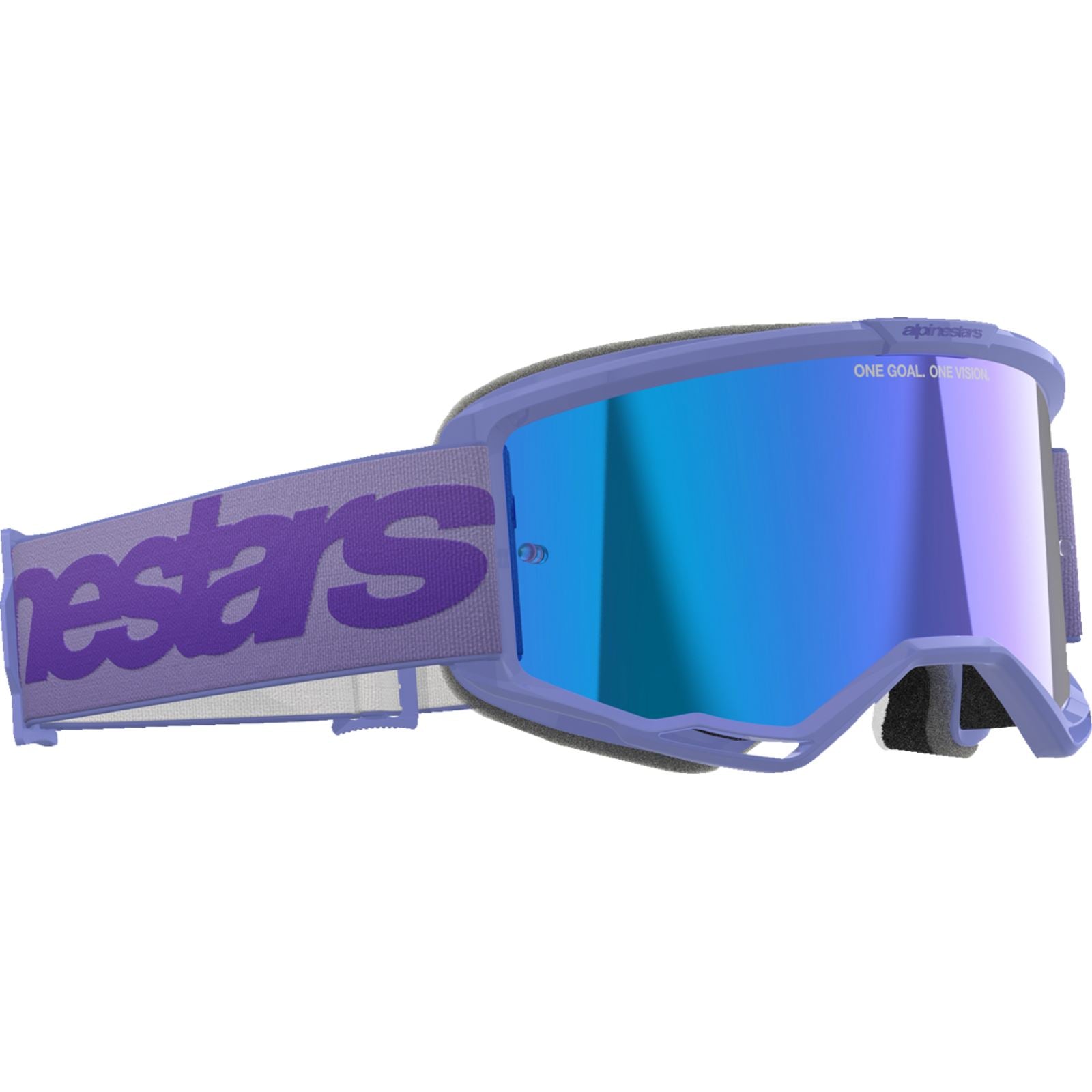 Alpinestars Vision 5 Goggles - Wordmark - Purple - Blue Mirror [MPN: 5102425-3116]_1500773