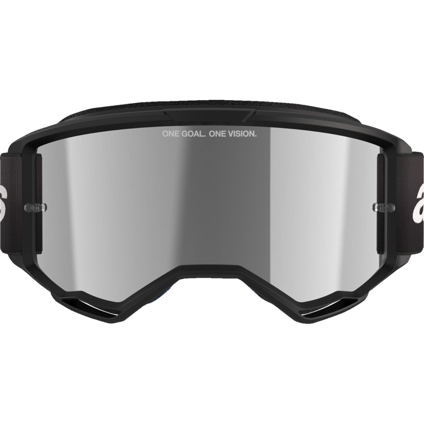 Alpinestars Vision 3 Goggles - Wordmark - Black - Silver Mirror [MPN: 5103225-1456]_1500767