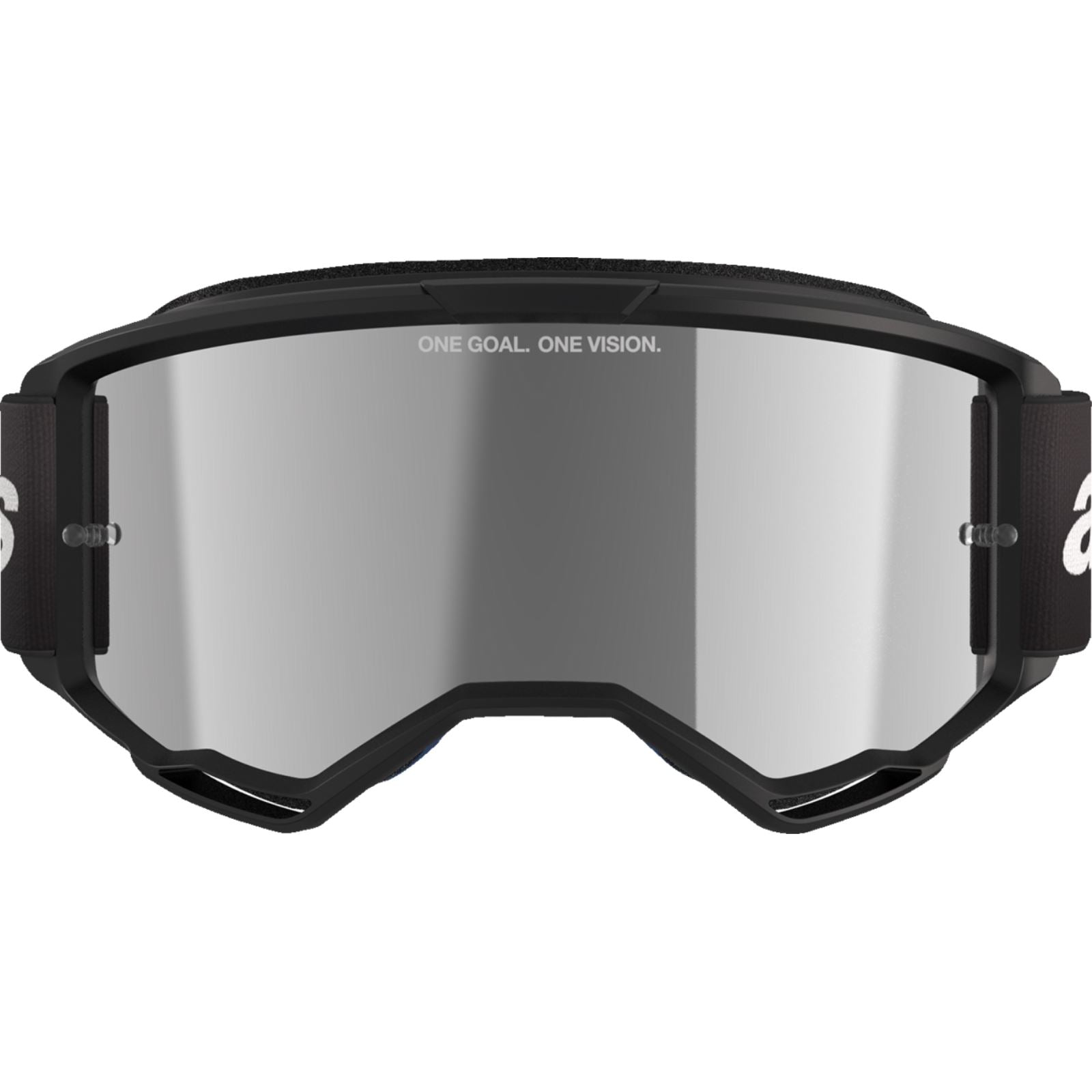 Alpinestars Vision 3 Goggles - Wordmark - Black - Silver Mirror [MPN: 5103225-1456]_1500767