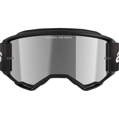 Alpinestars Vision 3 Goggles - Wordmark - Black - Silver Mirror [MPN: 5103225-1456]_1500767