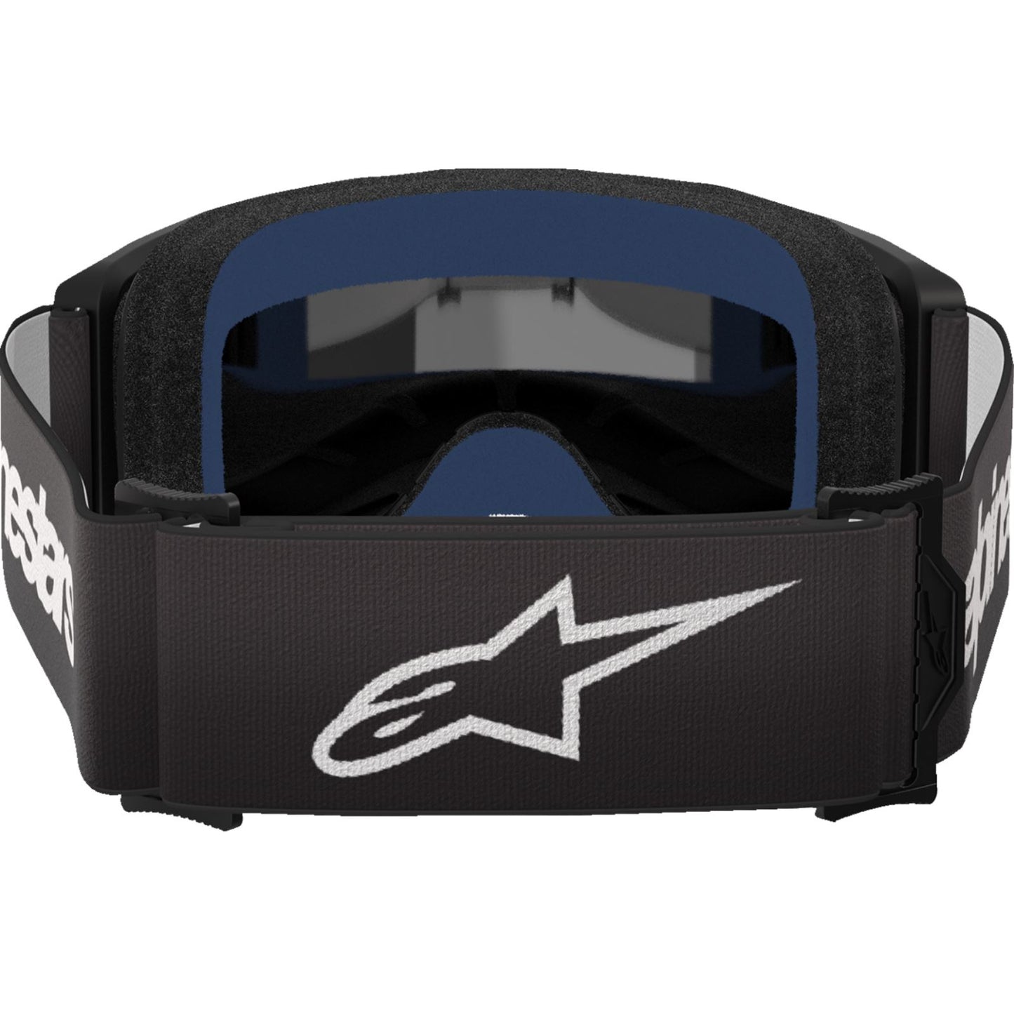 Alpinestars Vision 3 Goggles - Wordmark - Black - Silver Mirror [MPN: 5103225-1456]_1500769