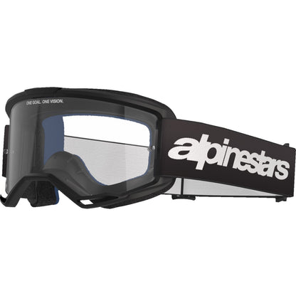 Alpinestars Vision 3 Goggles - Wordmark - Black - Clear [MPN: 5103325-1425]_1500770