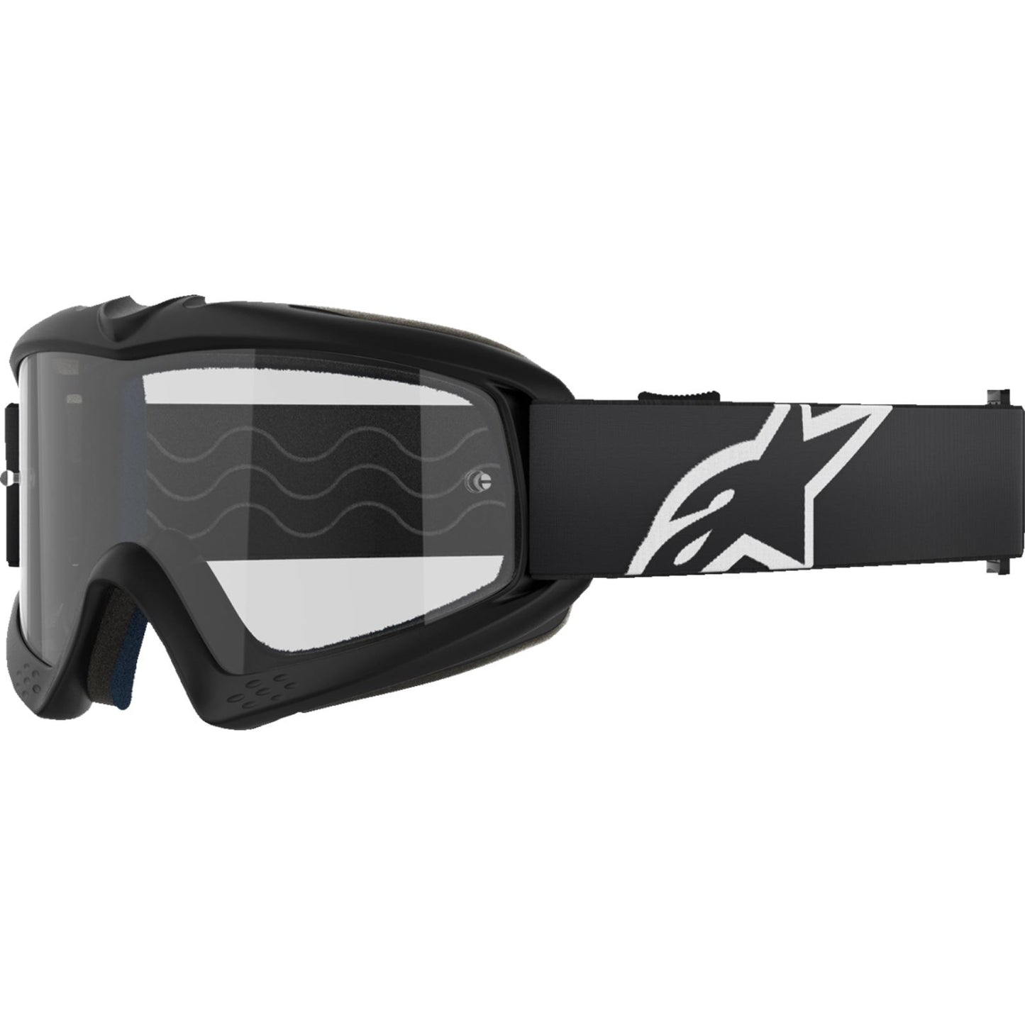 Alpinestars Youth Vision Goggles - Corp - Black - Clear [MPN: 5140125-1425]_1500740