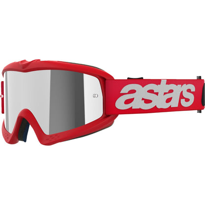 Alpinestars Youth Vision Goggles - Blaze - Red - Silver Mirror [MPN: 5140425-3094]_1500745