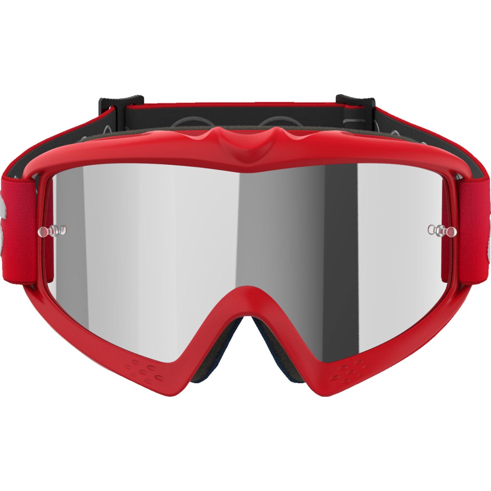 Alpinestars Youth Vision Goggles - Blaze - Red - Silver Mirror [MPN: 5140425-3094]_1500746
