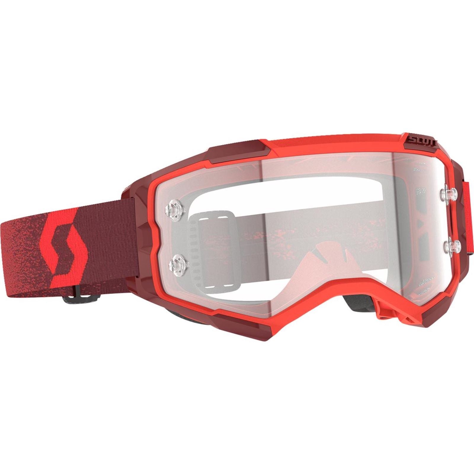 Scott Fury Goggle - Red - Clear Works 274514-0004113_1512778