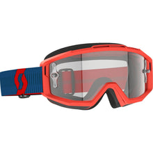 Scott Split OTG Goggle - Dark Blue/Neon Red - Clear Works 285537-7698113_1510805
