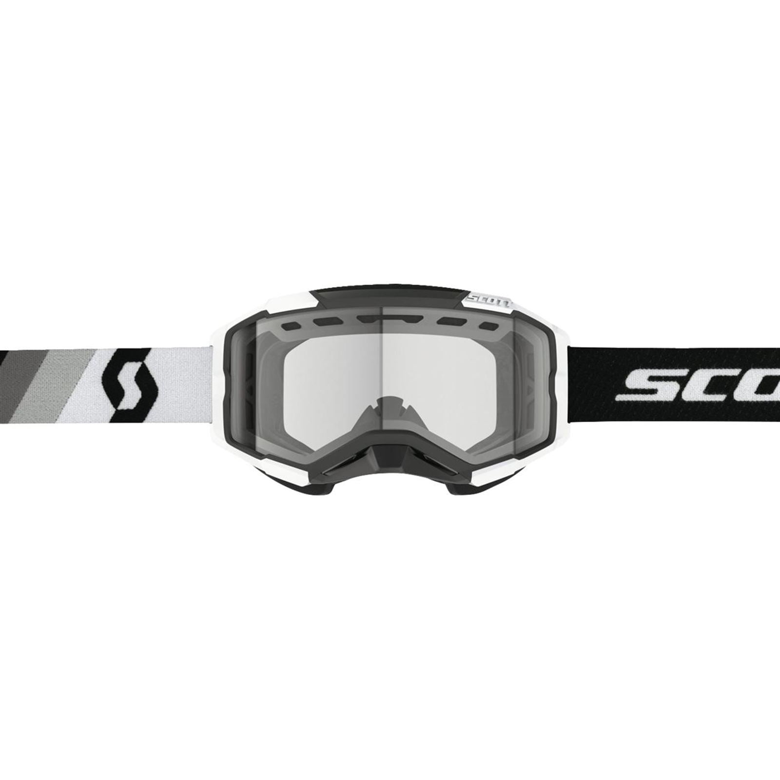 Scott Fury Snowcross Goggle - Premium - Black/White - Clear 278605-7702043_1512776