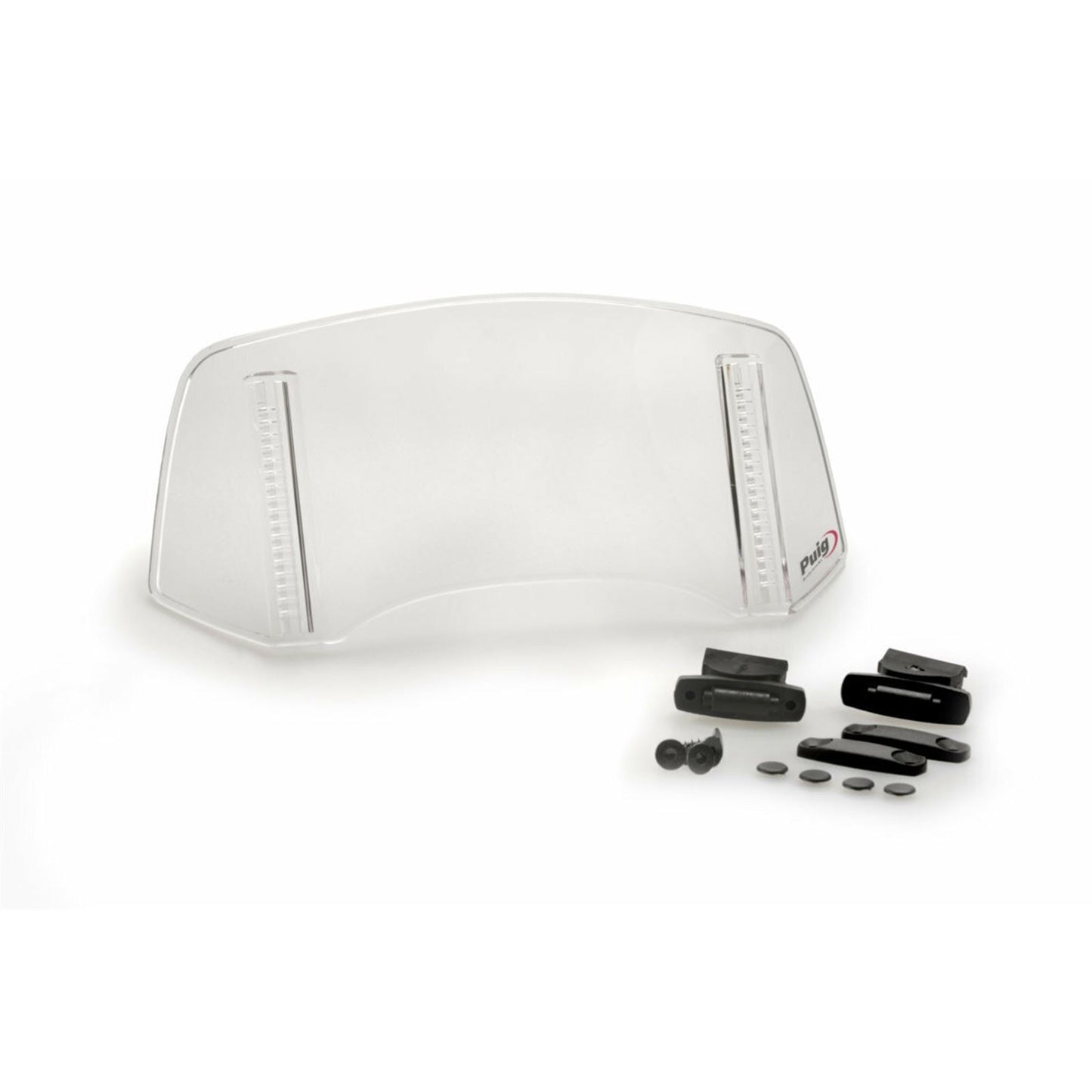 Puig Multi-Adjustable Visor 2.0 Clip-On - Clear - 300x130mm OPEN BOX [MPN: 20764W]_2105097