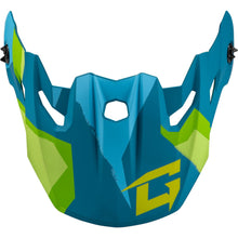 GMax MX-96 Splinter Visor - with Screws - Matte Blue/Green G096015_1510816
