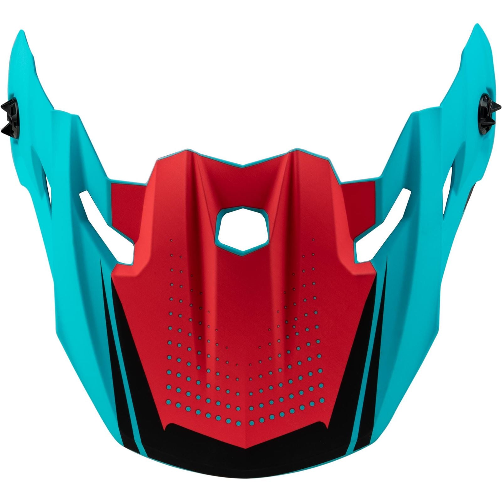 GMax MX-96 502 Visor - with Screws - Matte Blue/Red G096004_1510818