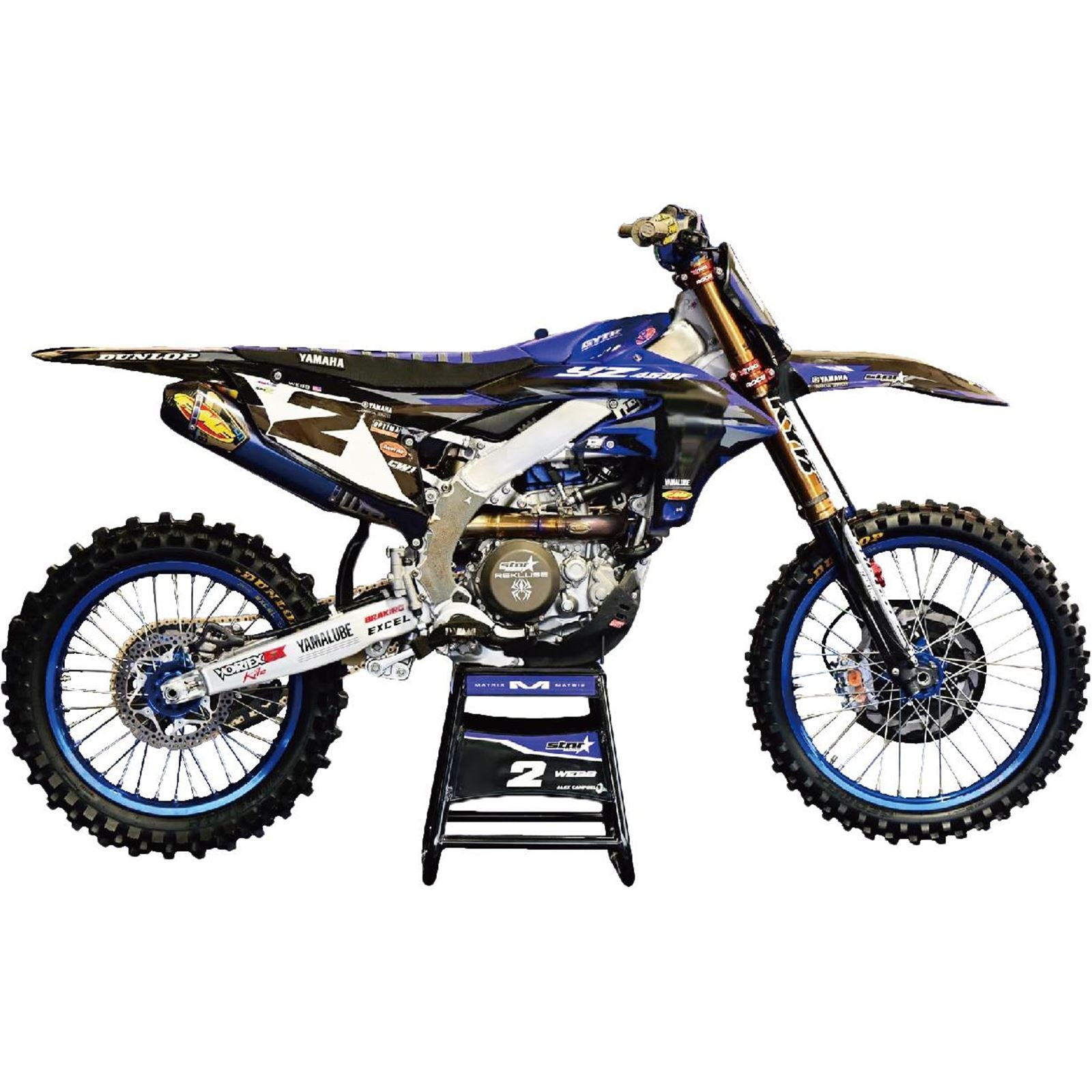 New-Ray Toys Yamaha YZ450F Star Racing Team Bike - 1:12 Scale 58483_1508642