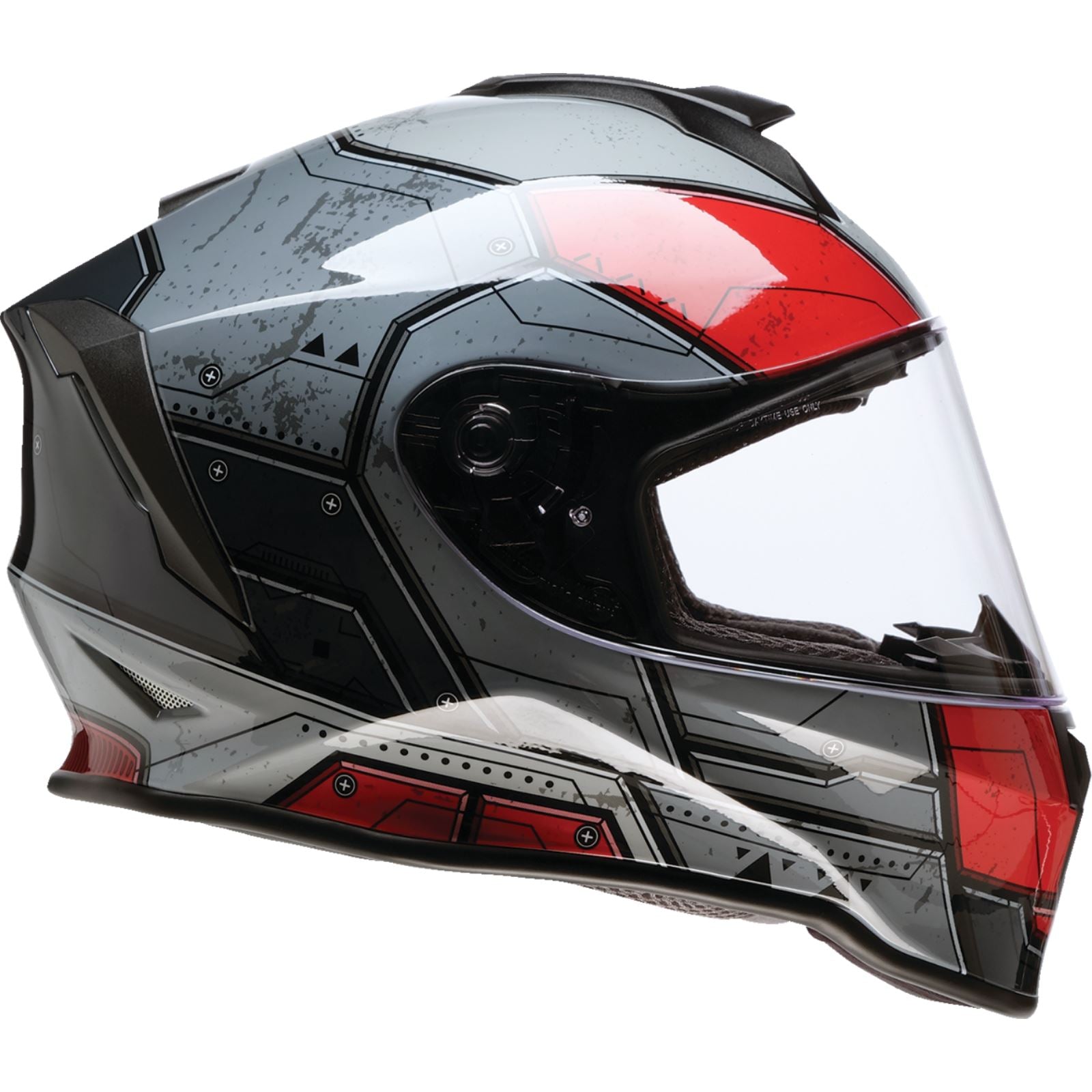 Z1R Youth Warrant Helmet - Sentinel - Red_1502393