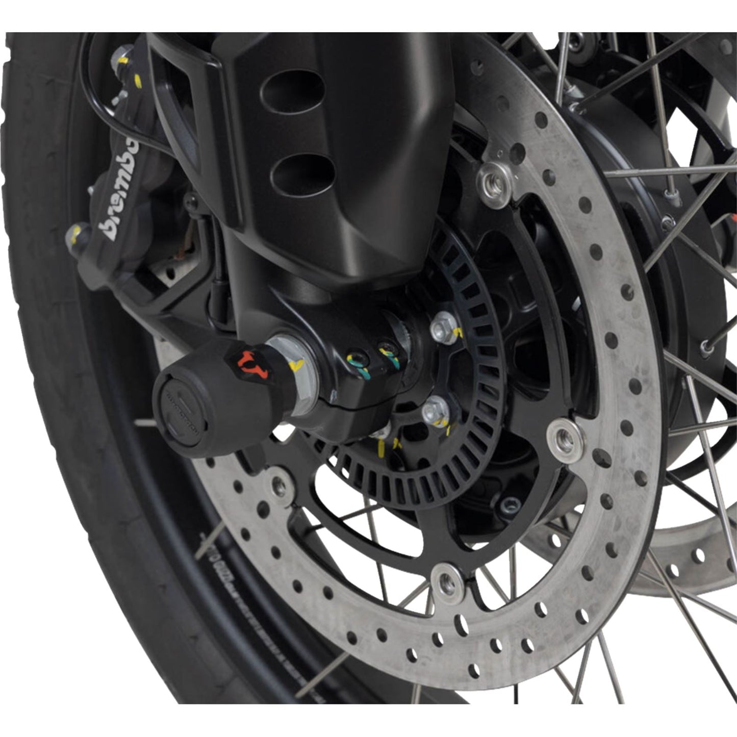 SW-Motech Axle Sliders Set - Front for Moto Guzzi VT85 TT [MPN: STP.17.176.10200/B]_1502838