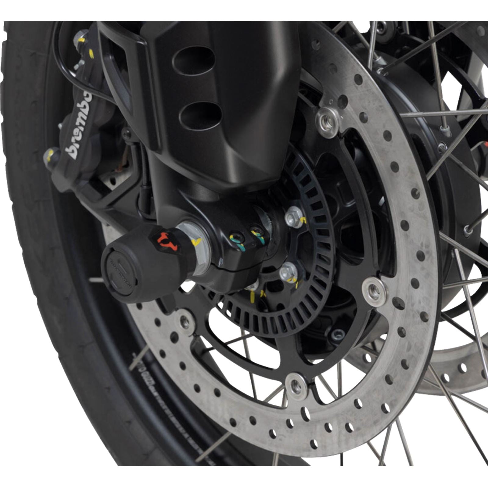 SW-Motech Axle Sliders Set - Front for Moto Guzzi VT85 TT [MPN: STP.17.176.10200/B]_1502838