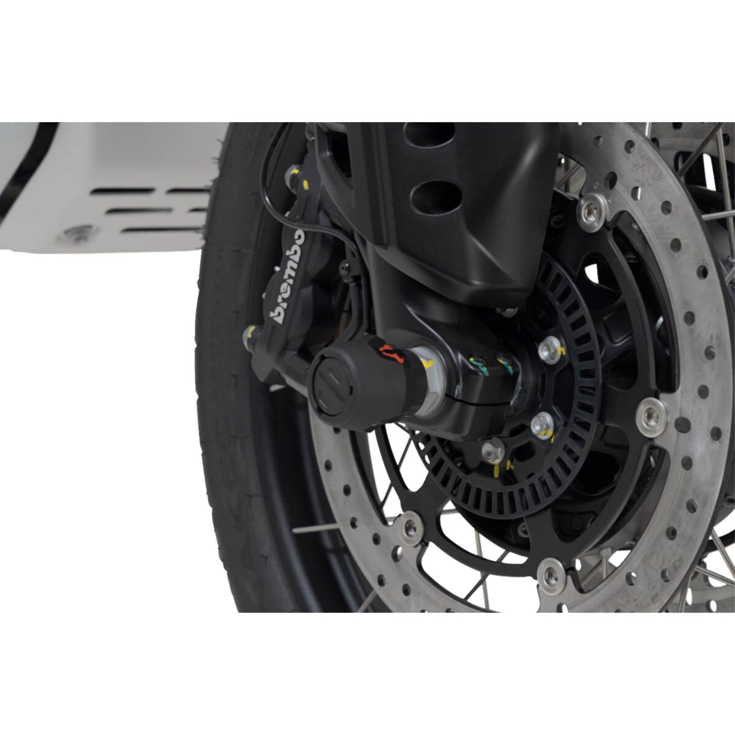 SW-Motech Axle Sliders Set - Front for Moto Guzzi VT85 TT [MPN: STP.17.176.10200/B]_1502839