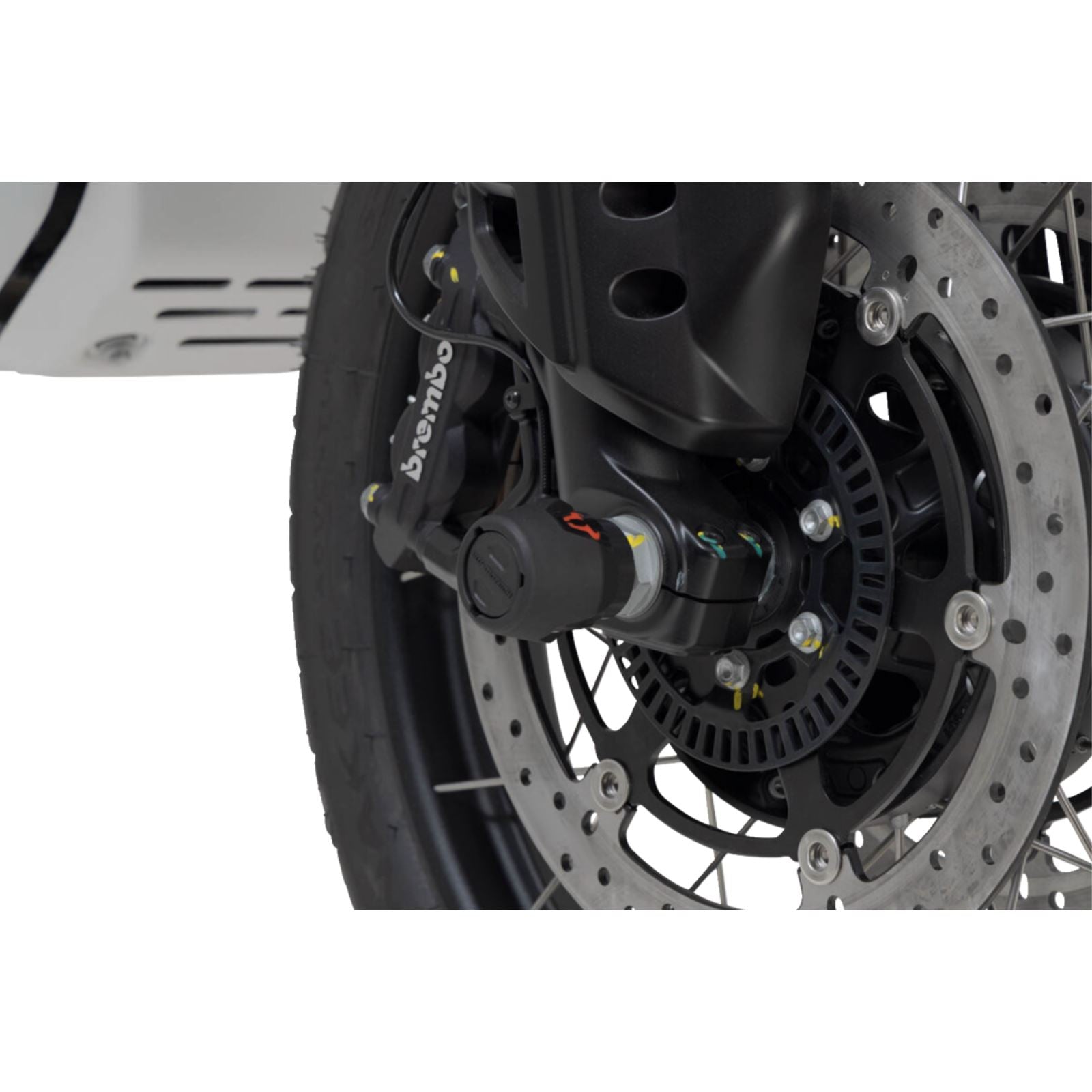 SW-Motech Axle Sliders Set - Front for Moto Guzzi VT85 TT [MPN: STP.17.176.10200/B]_1502839