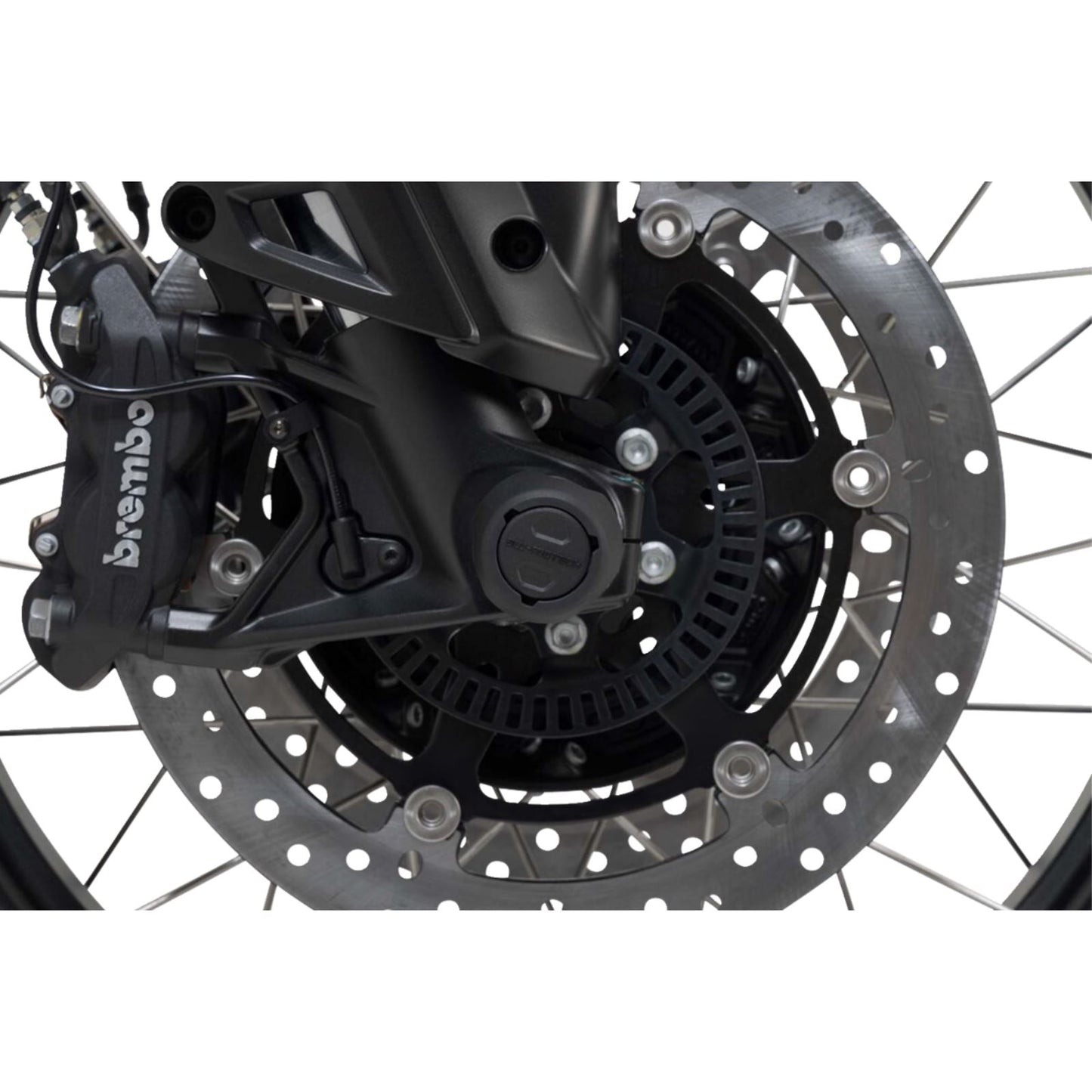 SW-Motech Axle Sliders Set - Front for Moto Guzzi VT85 TT [MPN: STP.17.176.10200/B]_1502840