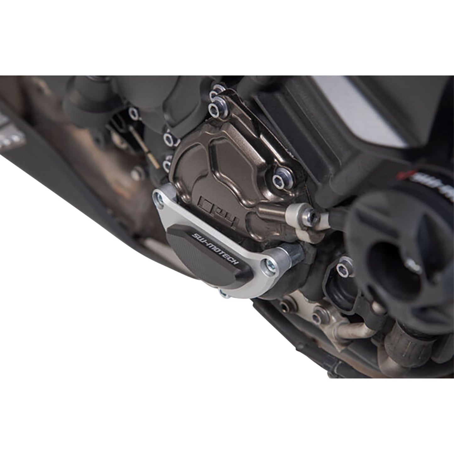 SW-Motech Engine Case Protector - Black/Silver for Yamaha MT-10/SP [MPN: MSS.06.564.10000]_1502914