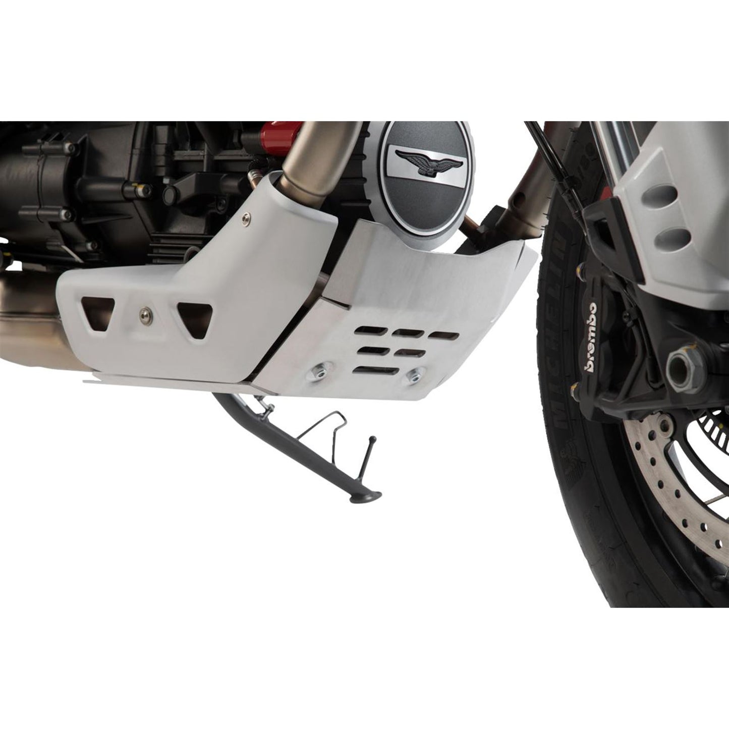 SW-Motech Engine Guard - Silver for Motto Guzzi V85 TT/Travel [MPN: MSS.17.925.10000/S]_1526956