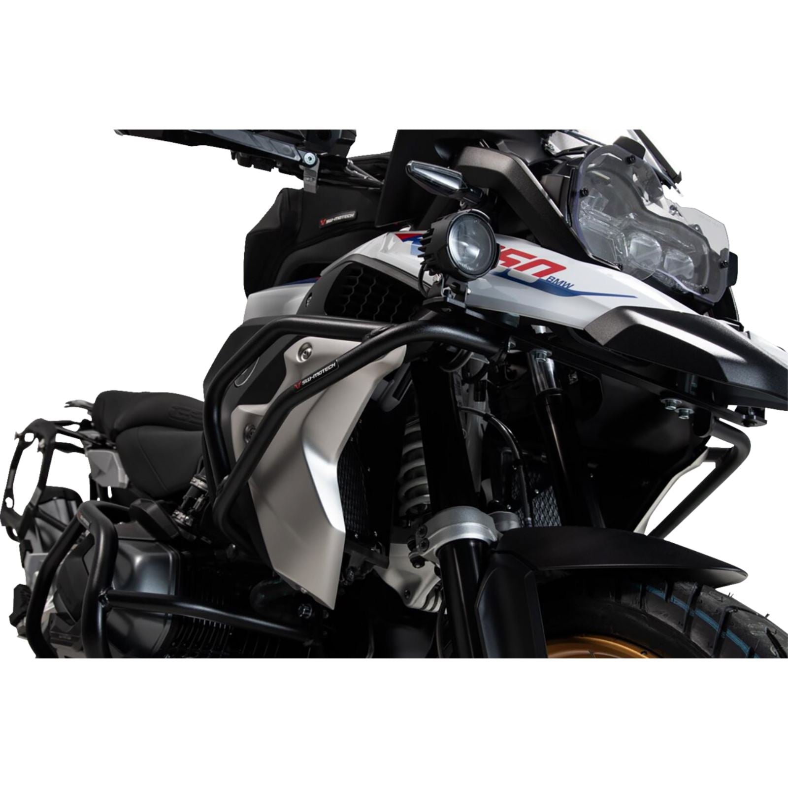 SW-Motech Upper Crash Bar - Black for BMW 1200/1250 GS [MPN: SBL.07.870.10000/B]_1503010