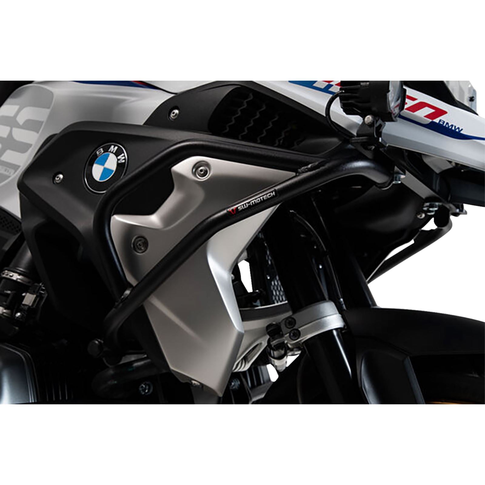 SW-Motech Upper Crash Bar - Black for BMW 1200/1250 GS [MPN: SBL.07.870.10000/B]_1503034