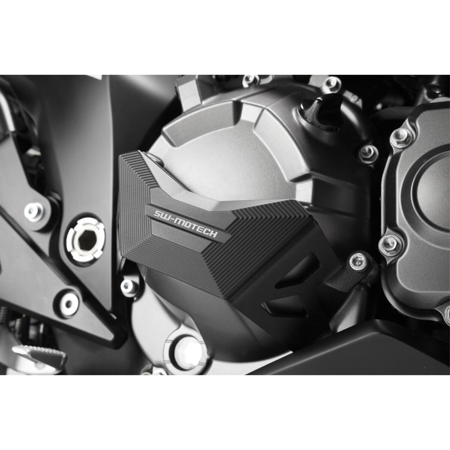SW-Motech Engine Case Protector - Black for Kawasaki - Z800 [MPN: STP.08.263.10000/B]_1503014