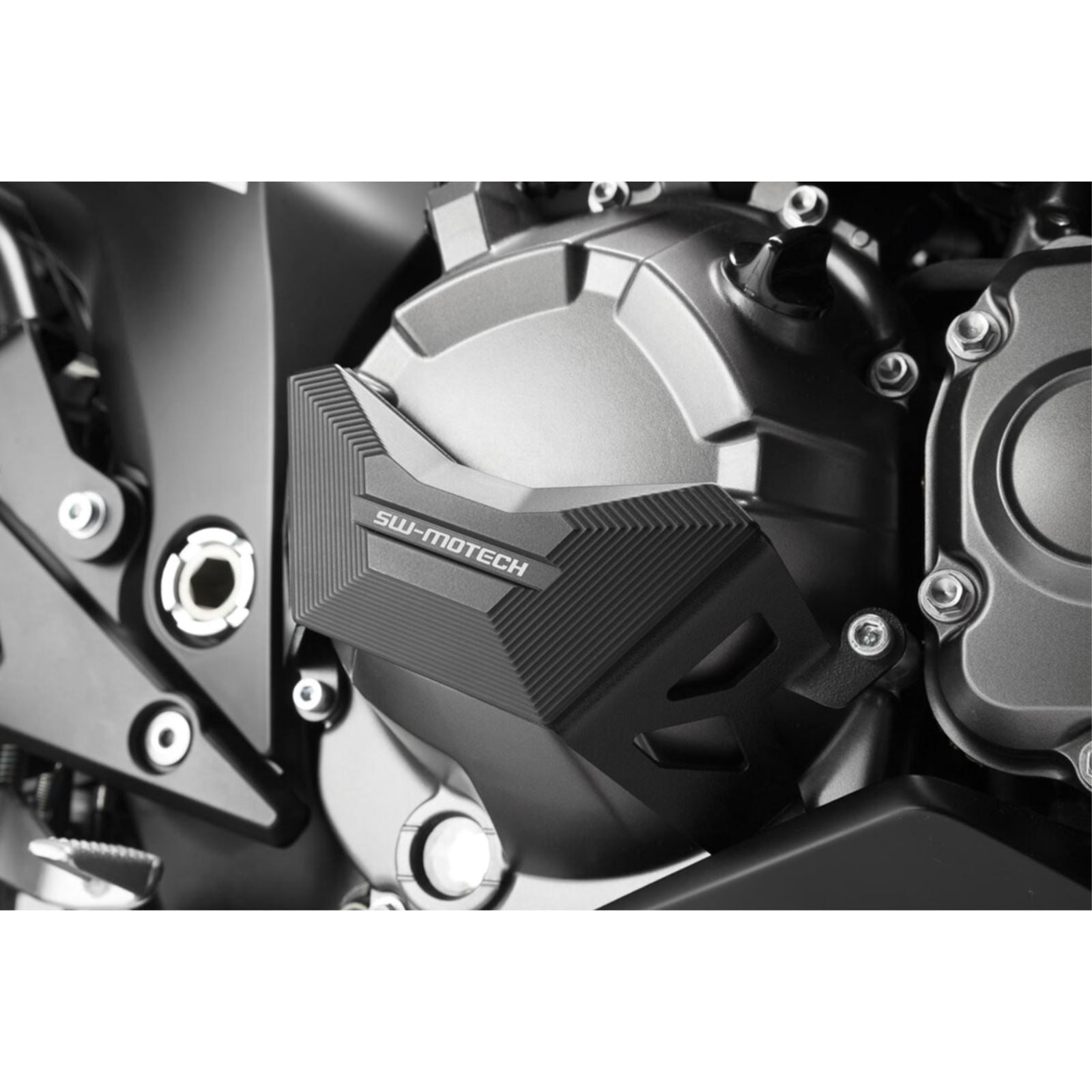 SW-Motech Engine Case Protector - Black for Kawasaki - Z800 [MPN: STP.08.263.10000/B]_1503014