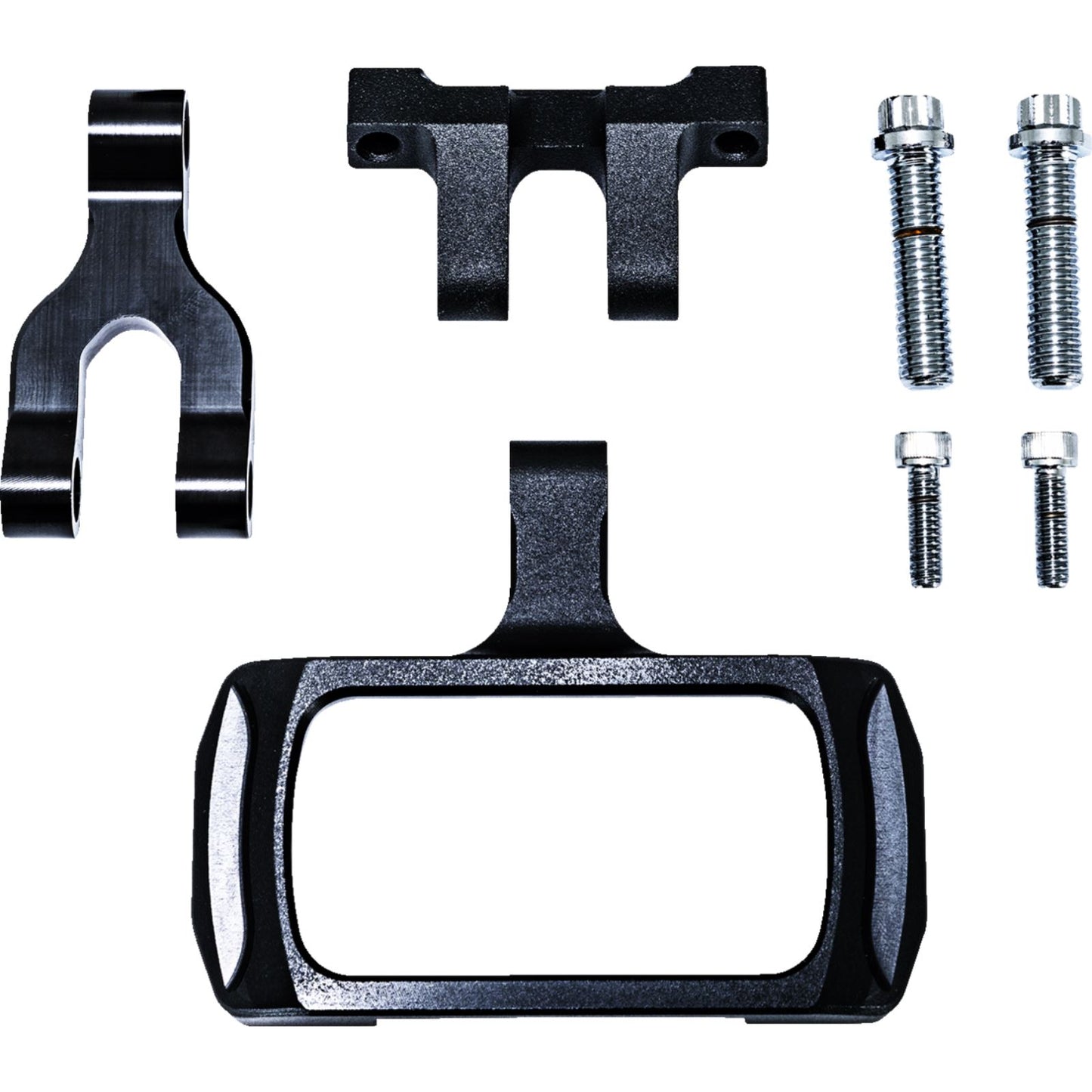 Performance Machine Gauge Relocation Kit - Black Ops Softail Gauge Relocation Kit 0208-2191-SMB_1503018