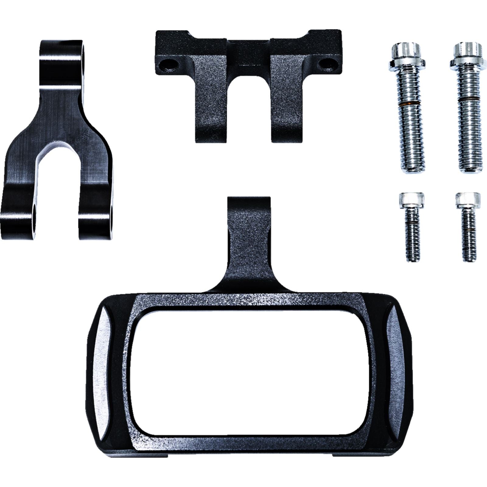 Performance Machine Gauge Relocation Kit - Black Ops Softail Gauge Relocation Kit 0208-2191-SMB_1503018