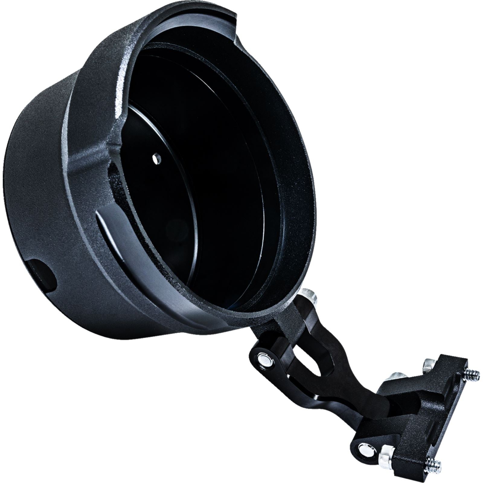 Performance Machine Gauge Relocation Kit - Round - Black 0208-2192-SMB_1503022