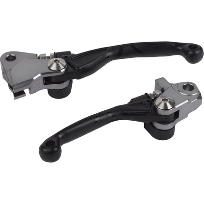 Polisport Pivot Unbreakable Lever Set - Black for Kawasaki 8487200062_1710222