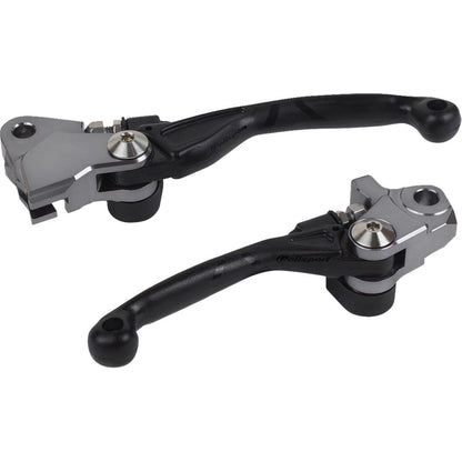Polisport Pivot Unbreakable Lever Set - Black for Kawasaki 8487200062_1709907