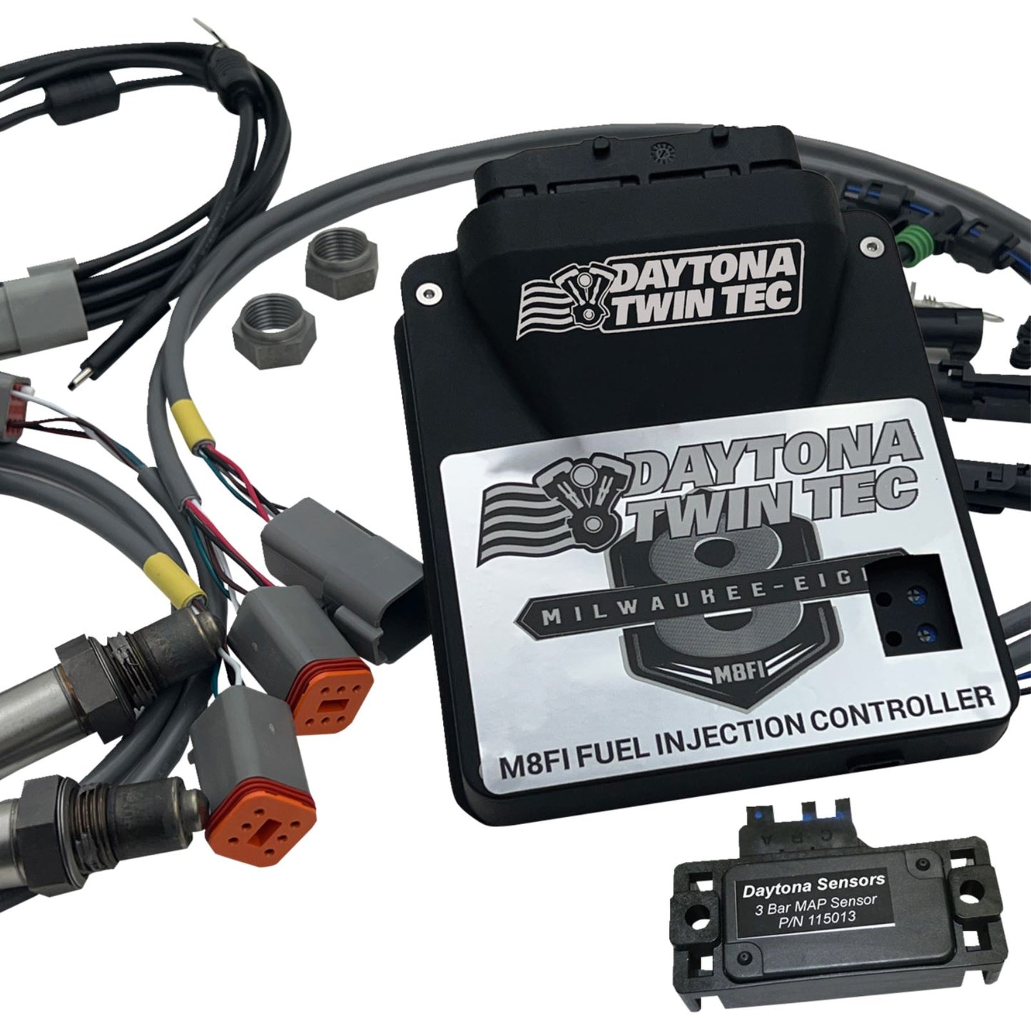 Daytona Twin Tec Fuel Injection Electronic Control Module Kit with 3 BAR Manifold for M8 Touring/Trike [MPN: 17820]_1503069