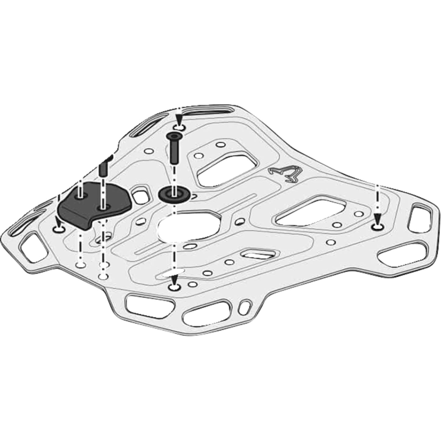 SW-Motech Adventure-Rack for Luggage for Yamaha [MPN: GPT.06.148.19000/B]_1503139