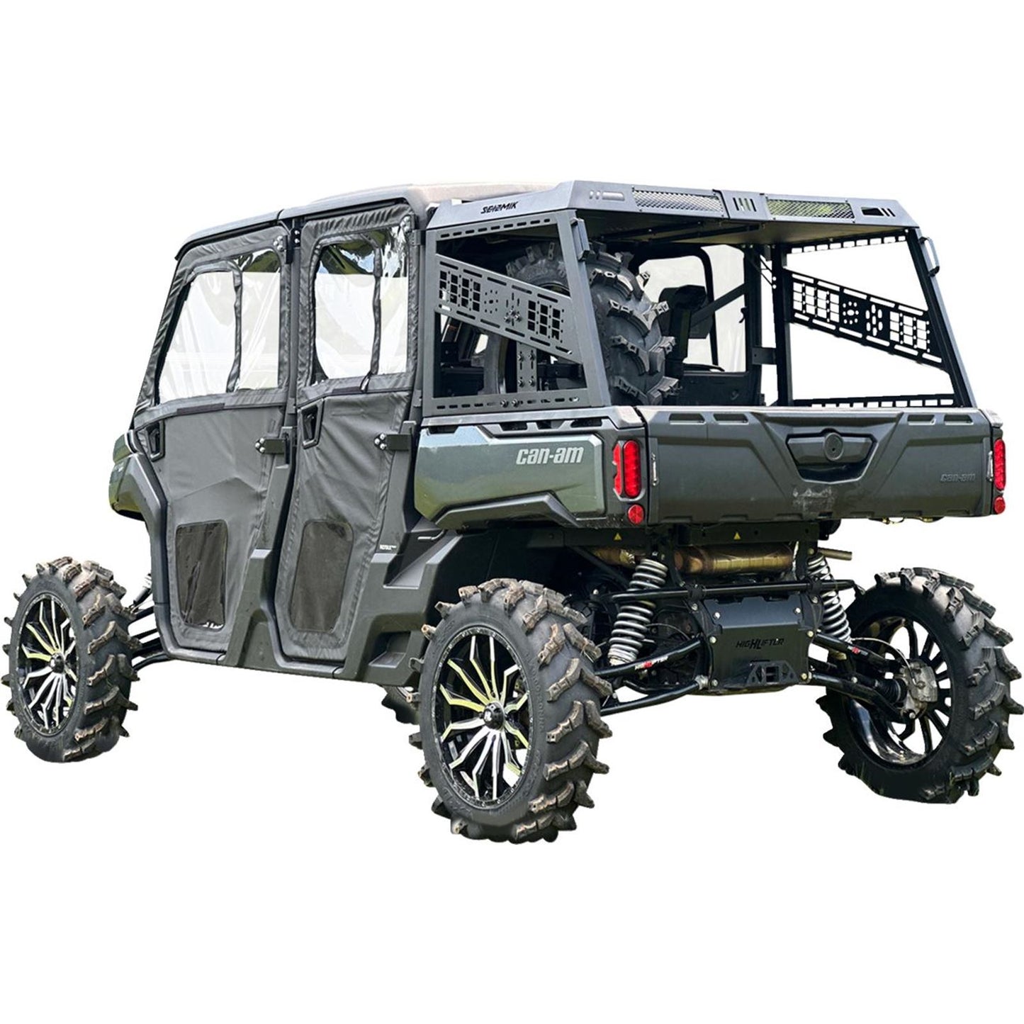 Seizmik Full Height Bed Rack fits Polaris Ranger and Can-Am Defender Models 58-08075_1524244