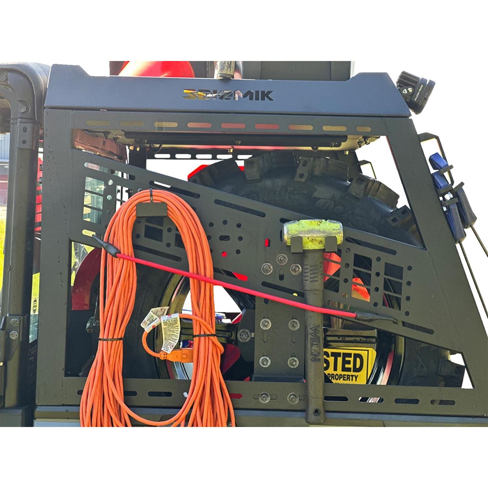 Seizmik Full Height Bed Rack fits Polaris Ranger and Can-Am Defender Models 58-08075_1524245