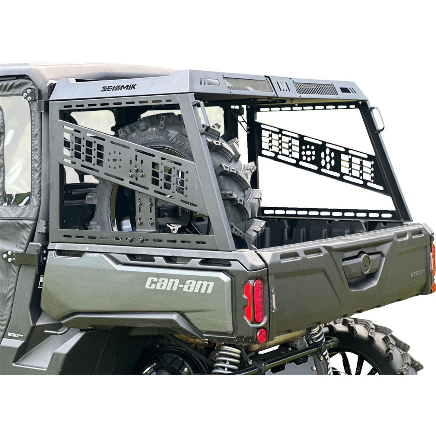 Seizmik Full Height Bed Rack fits Polaris Ranger and Can-Am Defender Models 58-08075_1524246